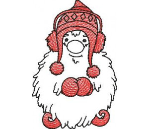 Stickdatei - Winter Gnom 10